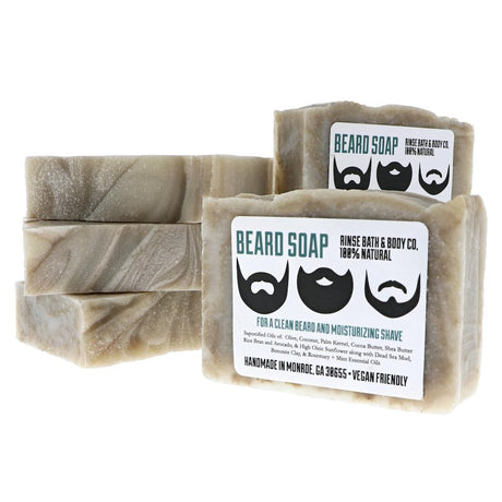 Rinse Beard Bar Facial handmade natural bar soap - moisturizing and gentle