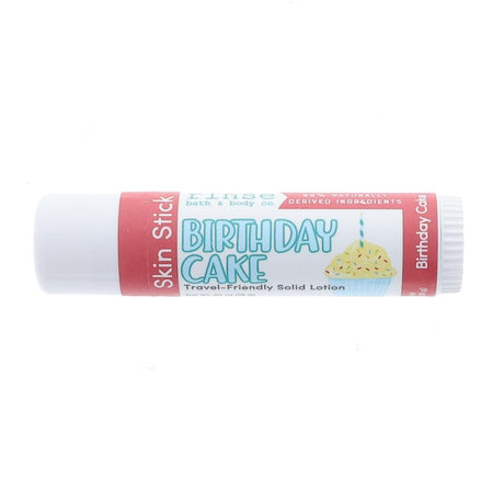 Birthday Cake solid lotion stick from Rinse - concentrated moisture bar