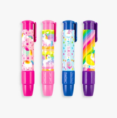 Clickit Eraser - Unicorn Assorted - Accessories - back label