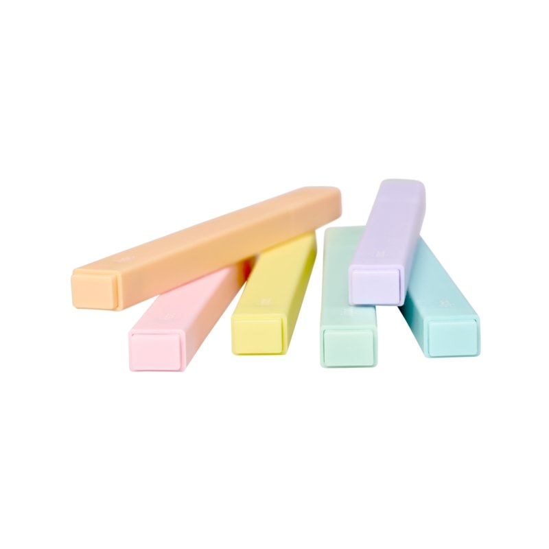 Handmade Color Block Highlighters - naturally derived - alternate angle