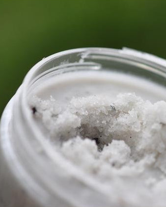 Natural natural salt scrub | Dead Sea Mud | Rinse Bath & Body Co. - detail view