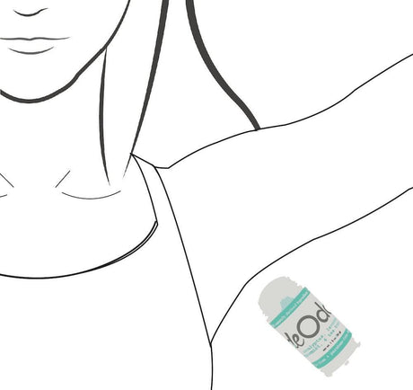 Natural aluminum-free natural deodorant | Original | Rinse Bath & Body Co. - alternate angle