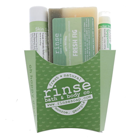 Natural natural bath and body gift set | Fresh Fig | Rinse Bath & Body Co.