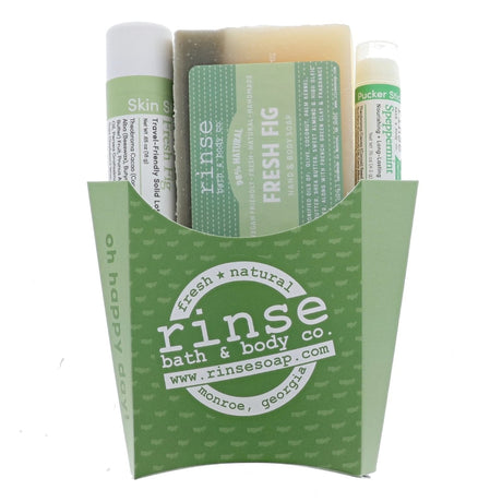Natural natural bath and body gift set | Fresh Fig | Rinse Bath & Body Co.