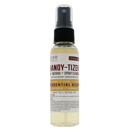 natural hand sanitizer in Thievery Handy Tizer by Rinse Bath & Body