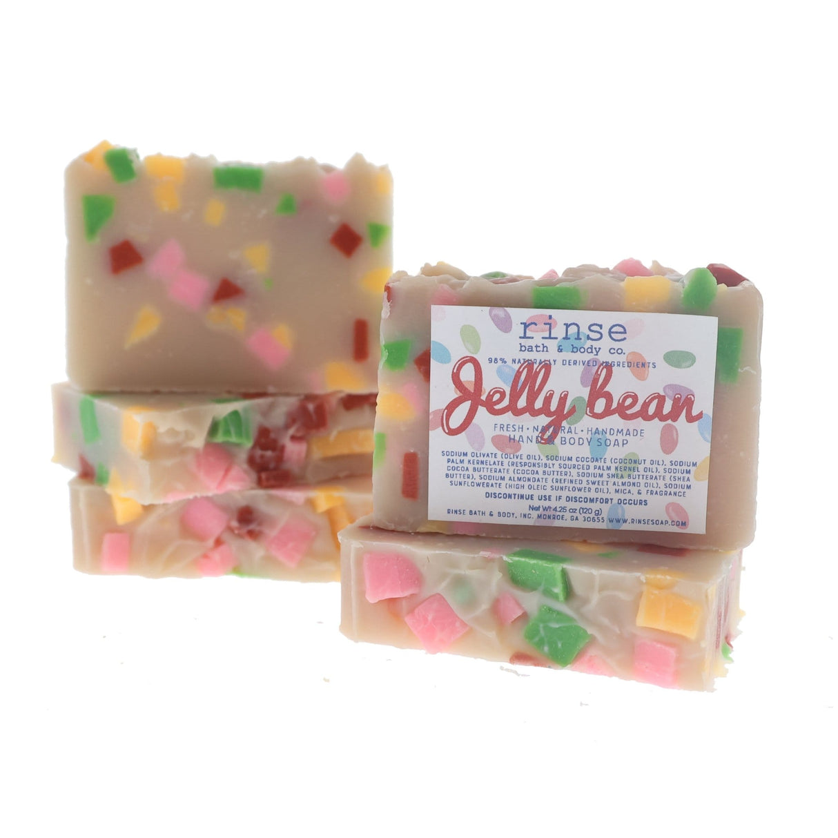 Handmade Tester - Seasonal Soap - naturally derived - texture close-up