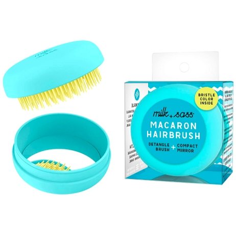 Macaroon Hair Brush - Turquoise - Rinse Bath & Body