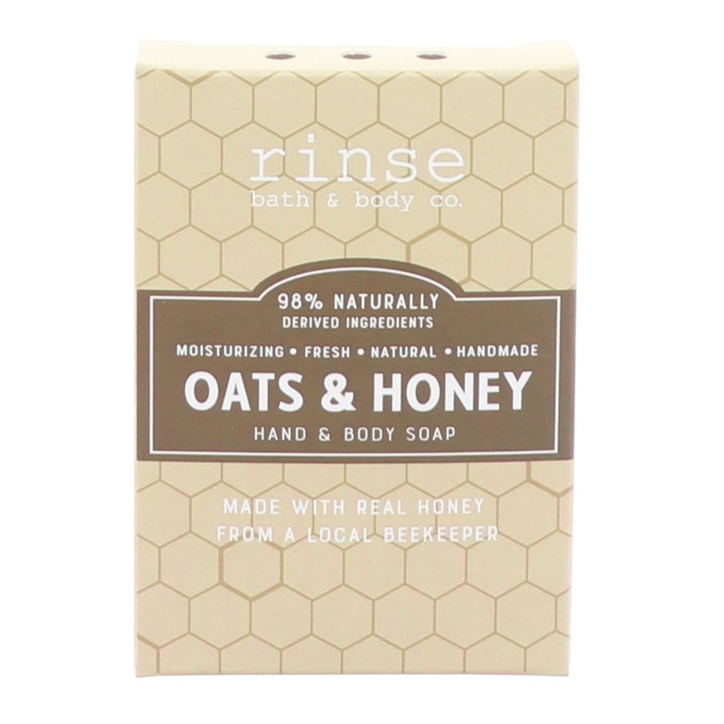 Handmade Oat And Honey handmade natural bar soap - naturally derived - detail view