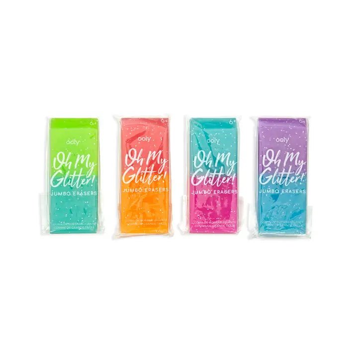 Oh My Glitter! Jumbo Erasers by Rinse Bath & Body