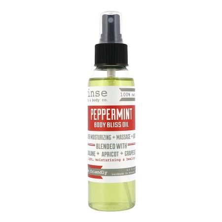 Peppermint Body Bliss Oil - Rinse Bath & Body