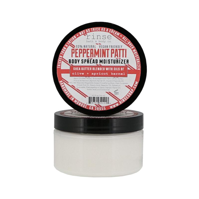 Natural natural body lotion | Peppermint Patti | Rinse Bath & Body Co.