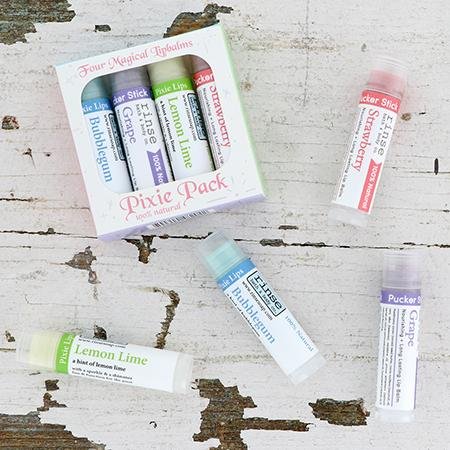 Rinse Pixie Pack 1 natural lip balm - long-lasting moisture - alternate angle