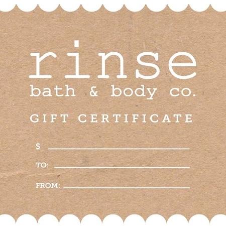 Rinse Virtual Gift Card - Gift Cards