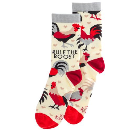 Rule The Roost Crew Socks
