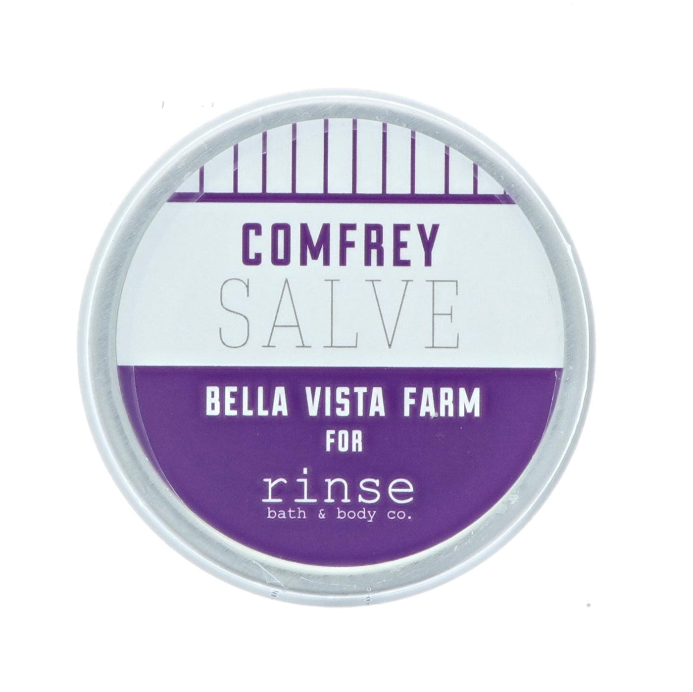Comfrey natural healing salve from Rinse - beeswax based formula