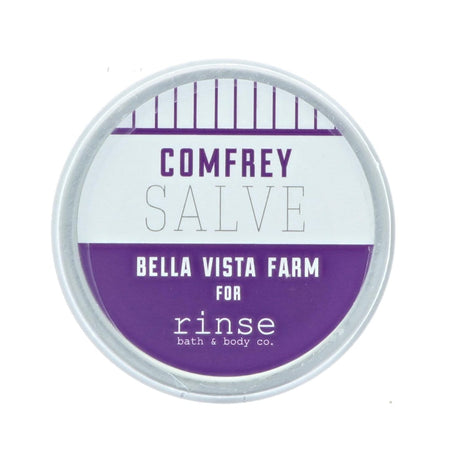 Comfrey natural healing salve from Rinse - beeswax based formula