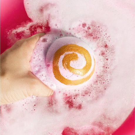 Handmade Single Ladies bath bomb - naturally derived - alternate angle