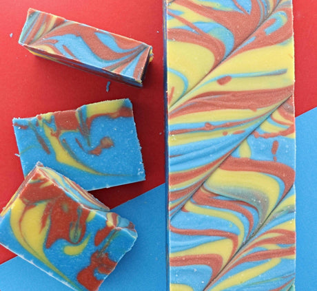 Rinse Super Hero handmade natural bar soap - moisturizing and gentle - alternate angle