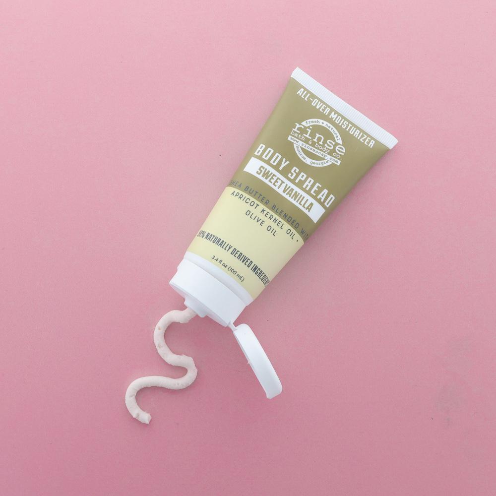 Sweet Vanilla Body Spread - Tube - Rinse Bath & Body