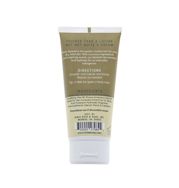 Sweet Vanilla Body Spread - Tube - Rinse Bath & Body