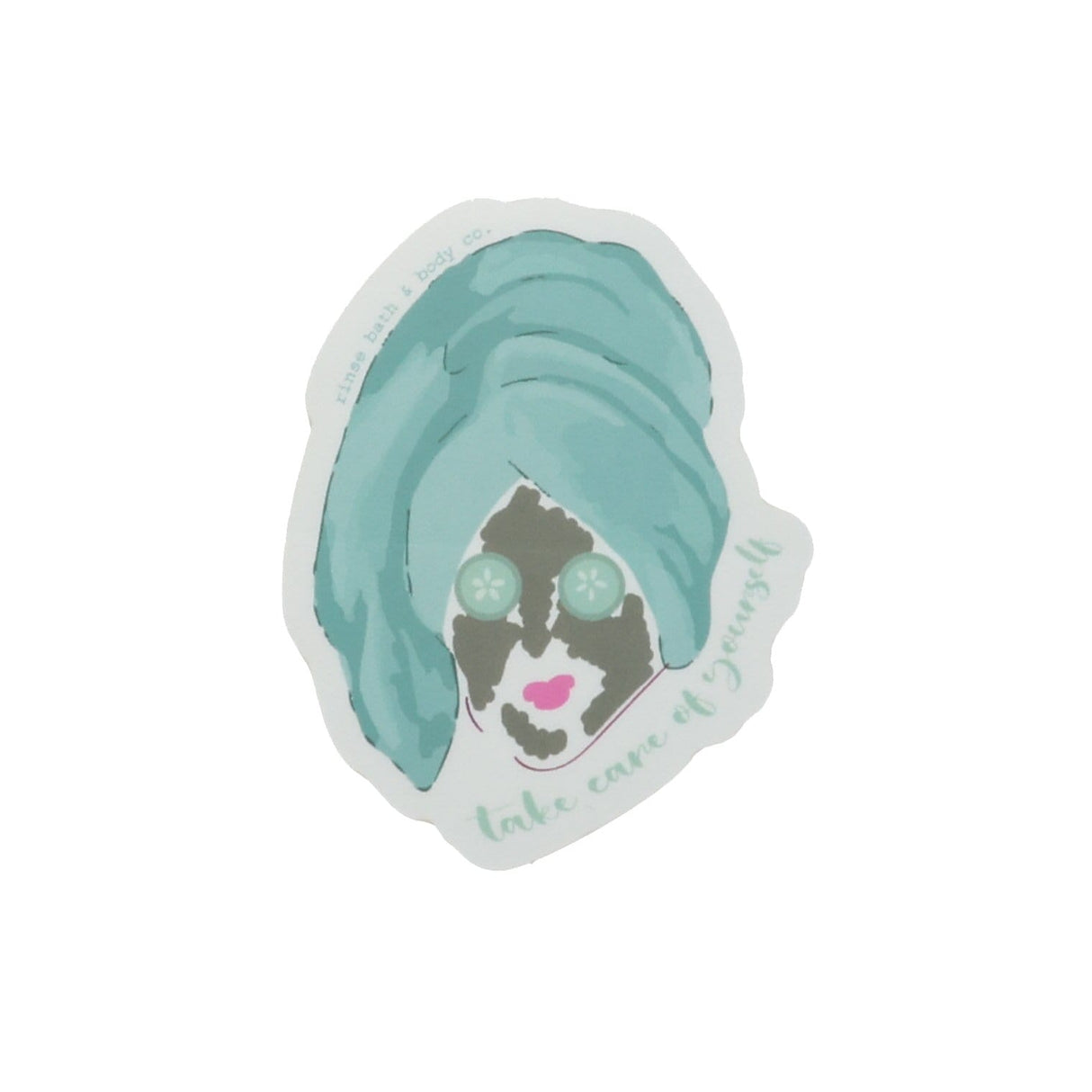 Handmade Take Care of Yourself Sticker - naturally derived