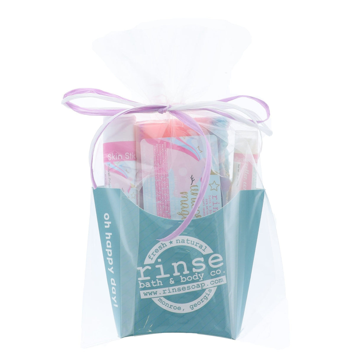 natural bath and body gift set in Unicorn by Rinse Bath & Body - lifestyle shot