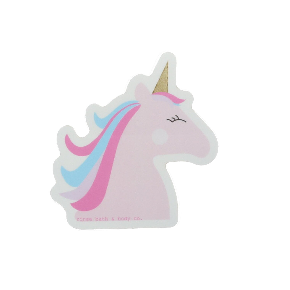 Handmade Unicorn Sticker - naturally derived