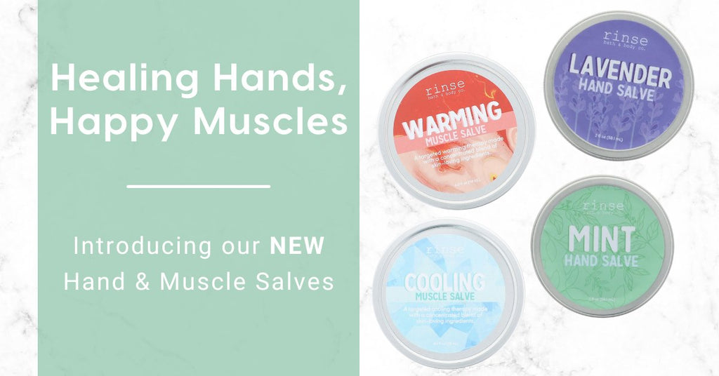 Healing Hands & Happy Muscles: Introducing Our NEW Salve Collection