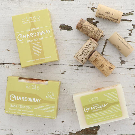 Mini Chardonnay Soap Bar — lifestyle
