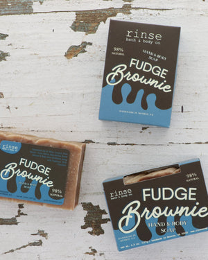 Fudge Brownie Handmade Soap — lifestyle