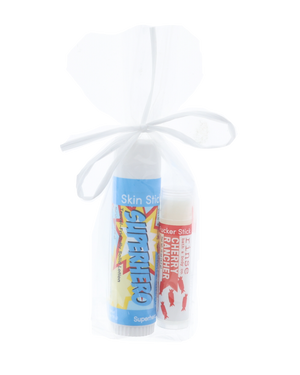 Superhero Gift Set | Solid Lotion + Lip Balm | Kids Gift-Ready | Rinse