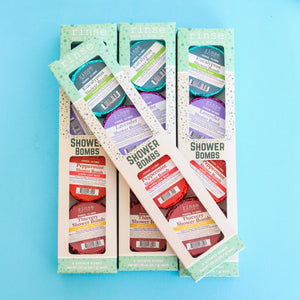 Rinse Bulk 60 Pack aromatherapy shower steamer - spa-like shower experience - detail view