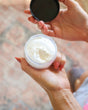Coco Kissed Body Spread tub in use