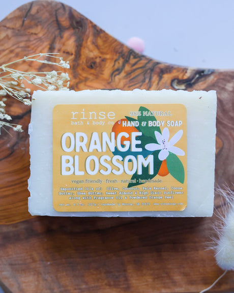 Handmade Orange Blossom Soap — lifestyle