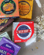 Handmade Beer Soap styled with a glass of beer