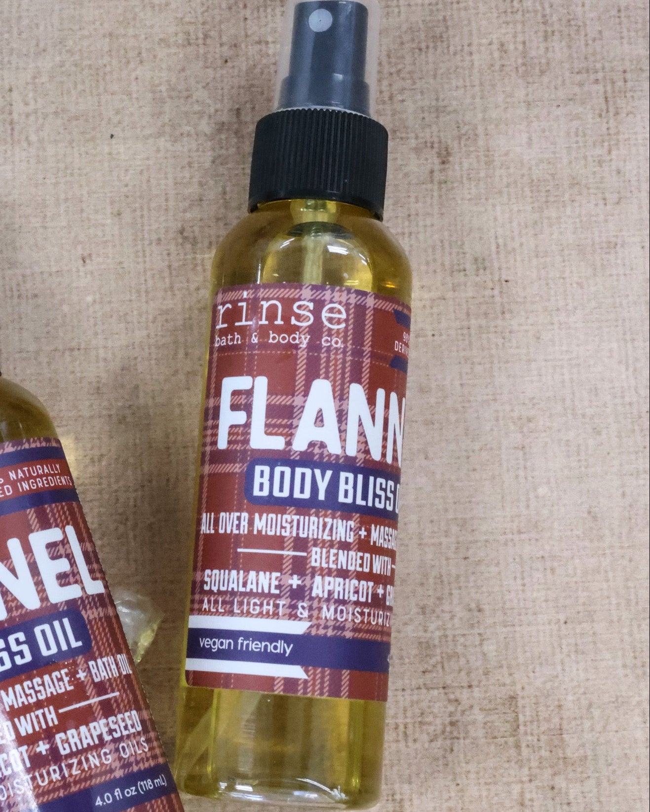 Flannel Body Oil | Body Bliss | Multi-Use | Rinse
