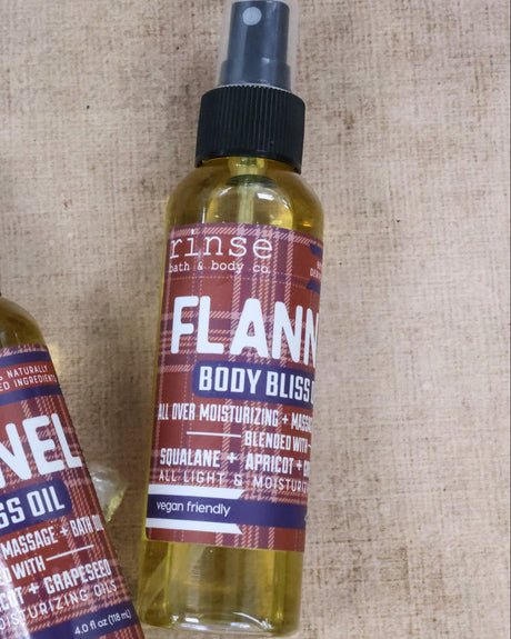 Flannel Body Oil | Body Bliss | Multi-Use | Rinse