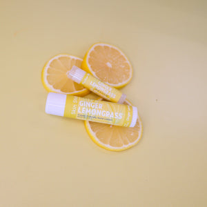 natural bath and body gift set in Ginger Lemongrass by Rinse Bath & Body - alternate angle