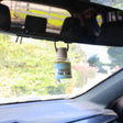 natural car air freshener in Frosted Pine Cone by Rinse Bath & Body - detail view