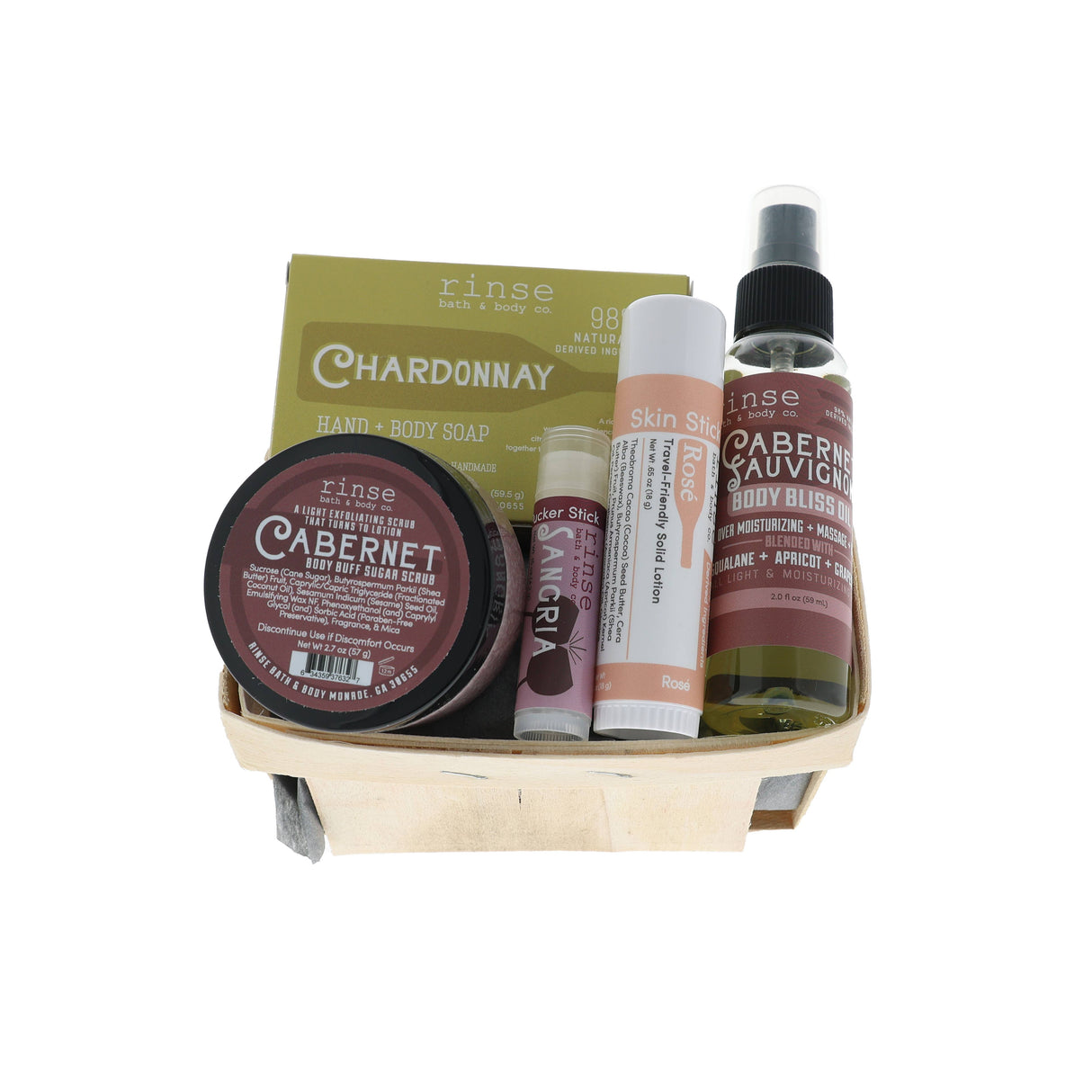 Mother's Day Wine Gift Set | 5-Piece Berry Bundle for Mom | Rinse
