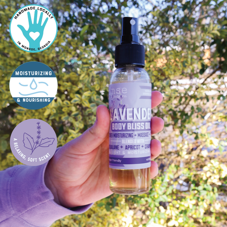 Natural Body Oil (Body Bliss) Lavender | Moisturizing | Rinse