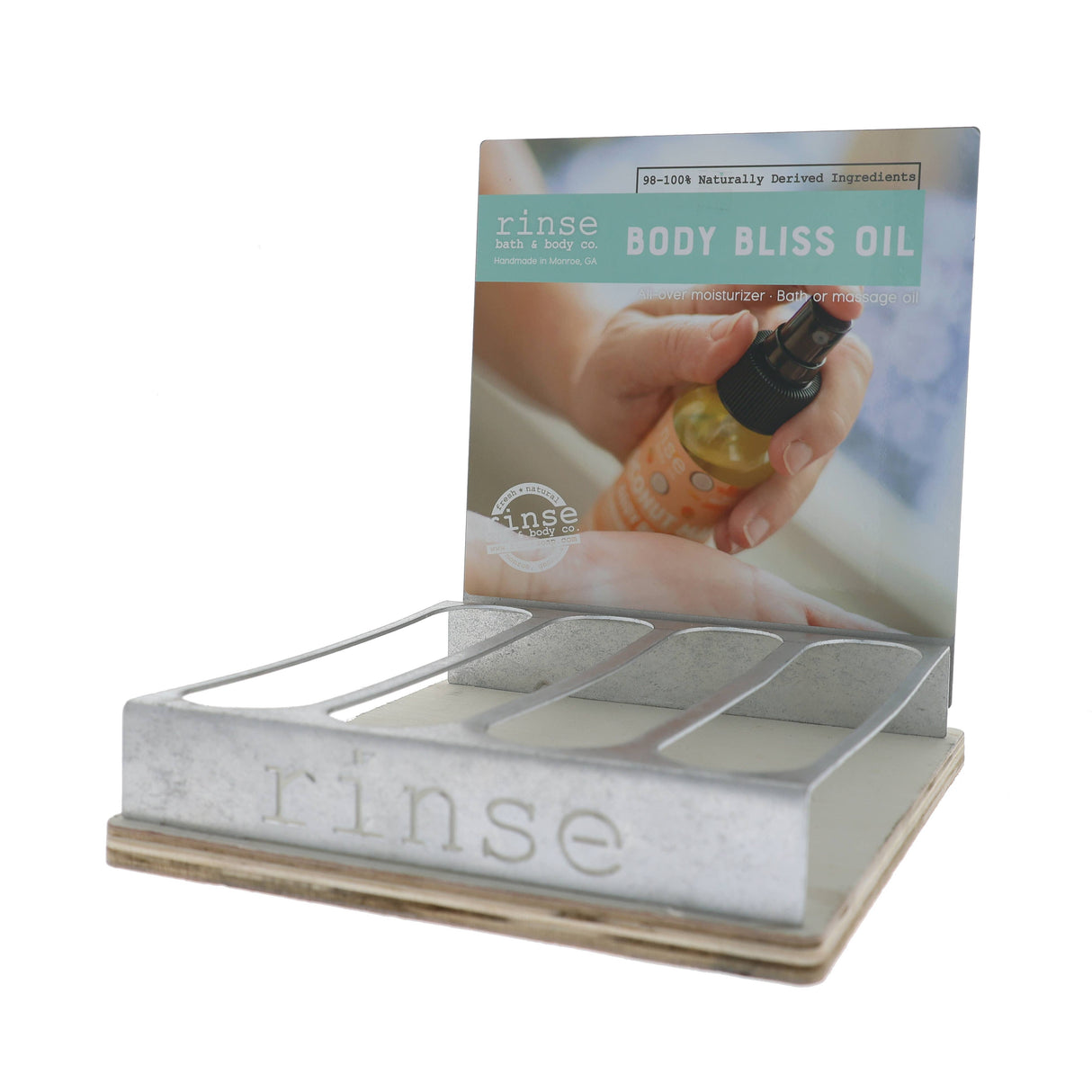 Body Bliss Oil Display - 4 Scents