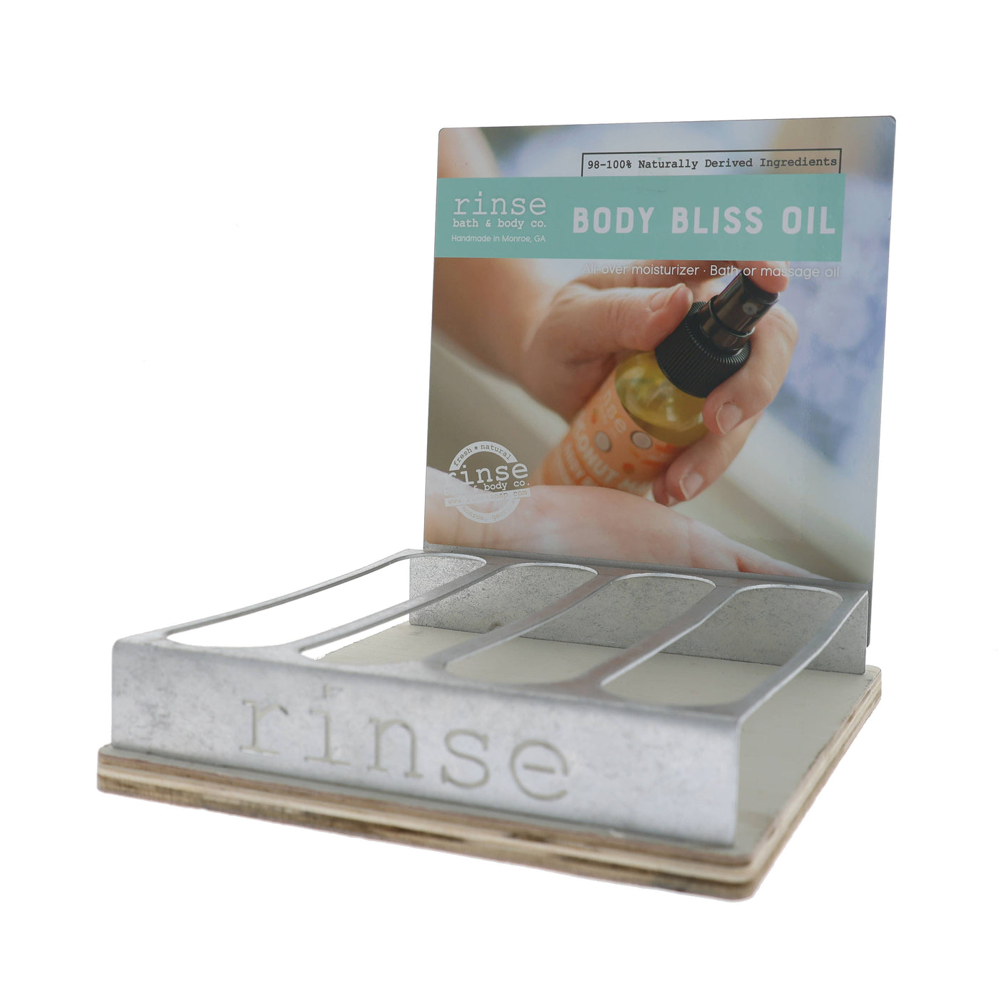 Body Bliss Oil Display - 4 Scents