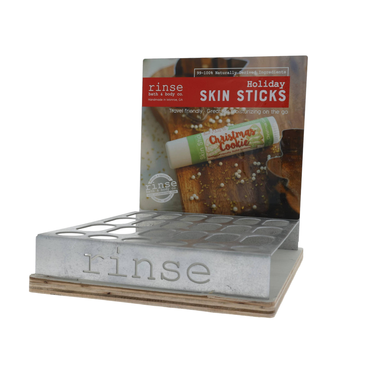 Holiday Solid Lotion Display | Skin Stick | 6 Scent Set | Holiday Gift | Rinse