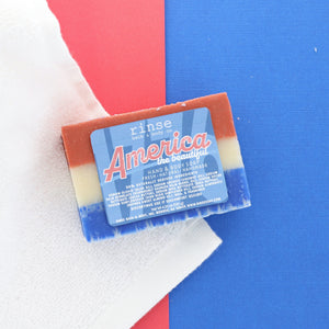 America the Beautiful Soap | Natural Bar Soap | Rinse