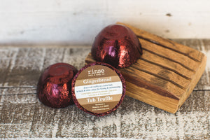 Cocoa Butter Bath Bomb (Tub Truffle) Gingerbread — lifestyle