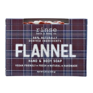 Flannel boxed bar soap — 6 included in the Cozy Fall Scent Wall