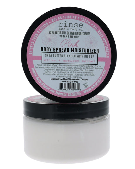 Handmade Pink natural body lotion - naturally derived