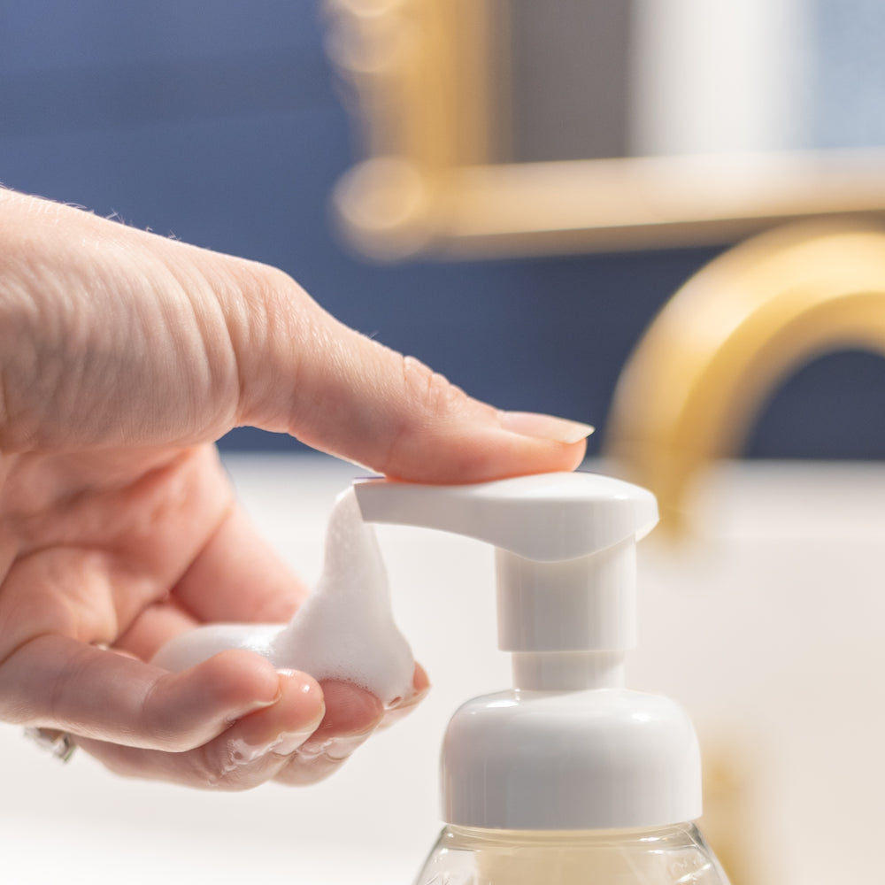 Lavender Foaming Hand Soap — in-use