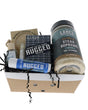 Rugged Grill Master gift crate with Rinse soap, skin stick, car diffuser and Lane's Steak Supreme rub